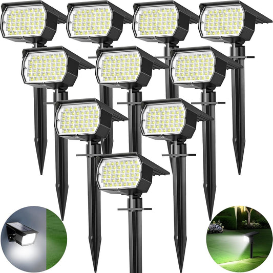 Solar Spot Lights Outdoor 10 Pack