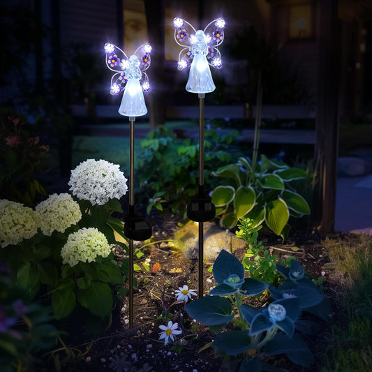 Solar Angel Garden Stake Lights