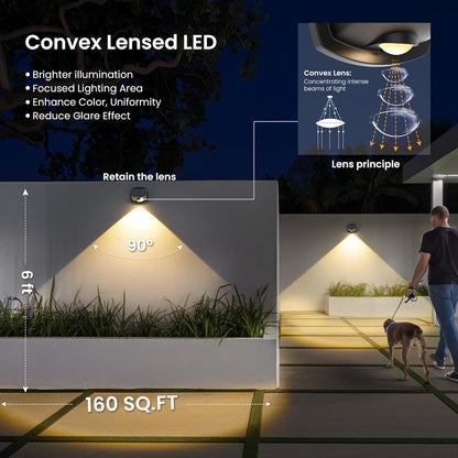 Solar Lights Outdoor Waterproof 12 Pack