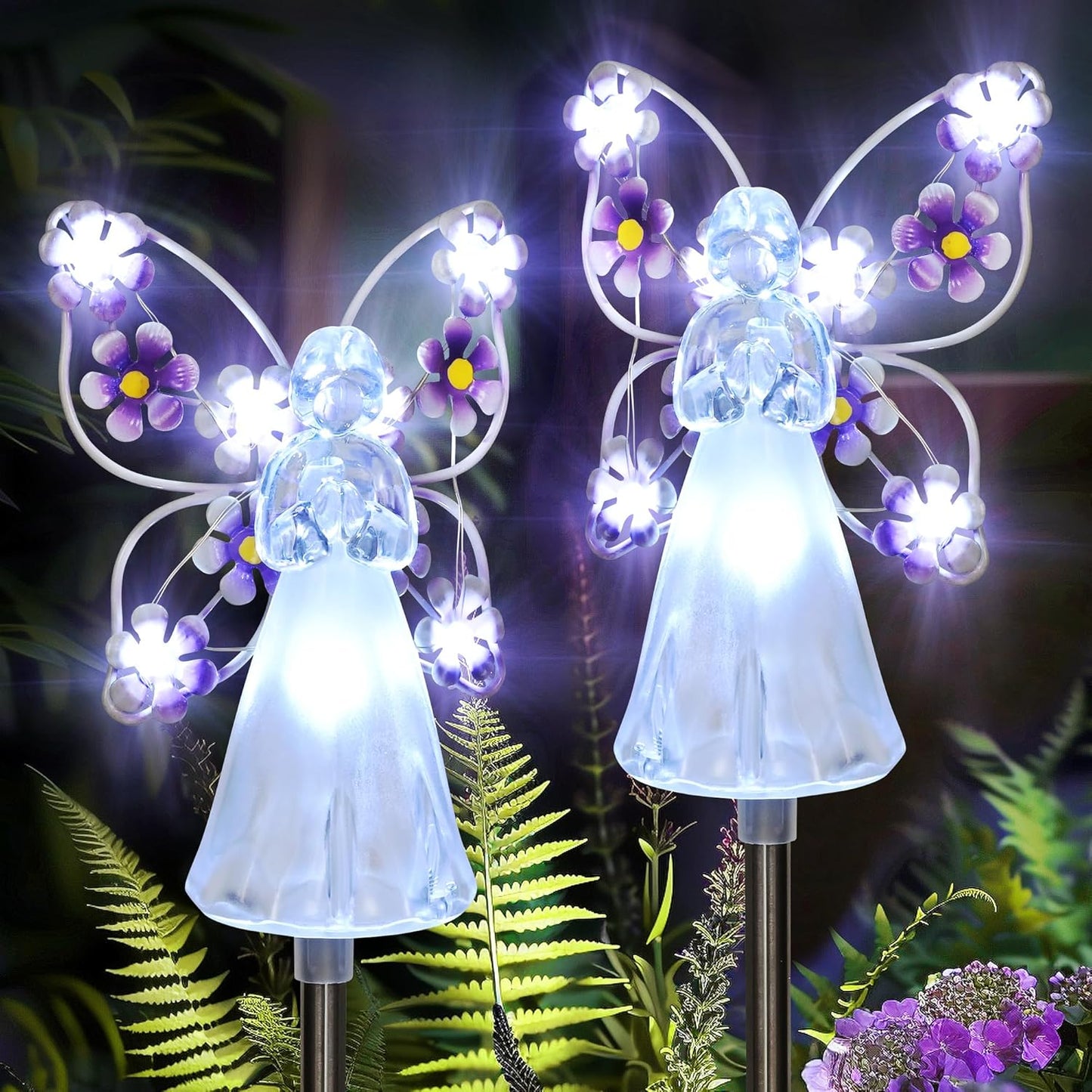 Solar Angel Garden Stake Lights