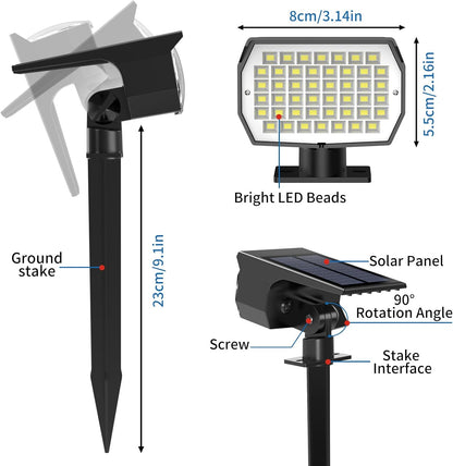 Solar Spot Lights Outdoor 10 Pack